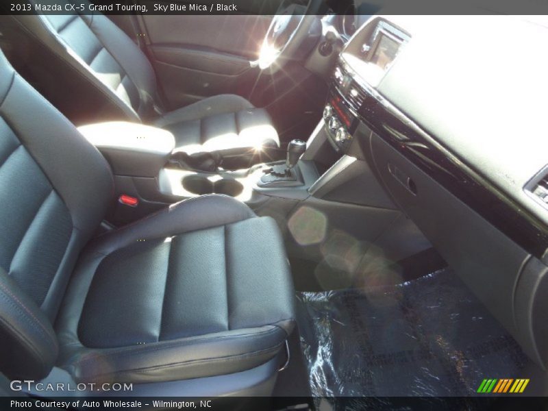 Sky Blue Mica / Black 2013 Mazda CX-5 Grand Touring