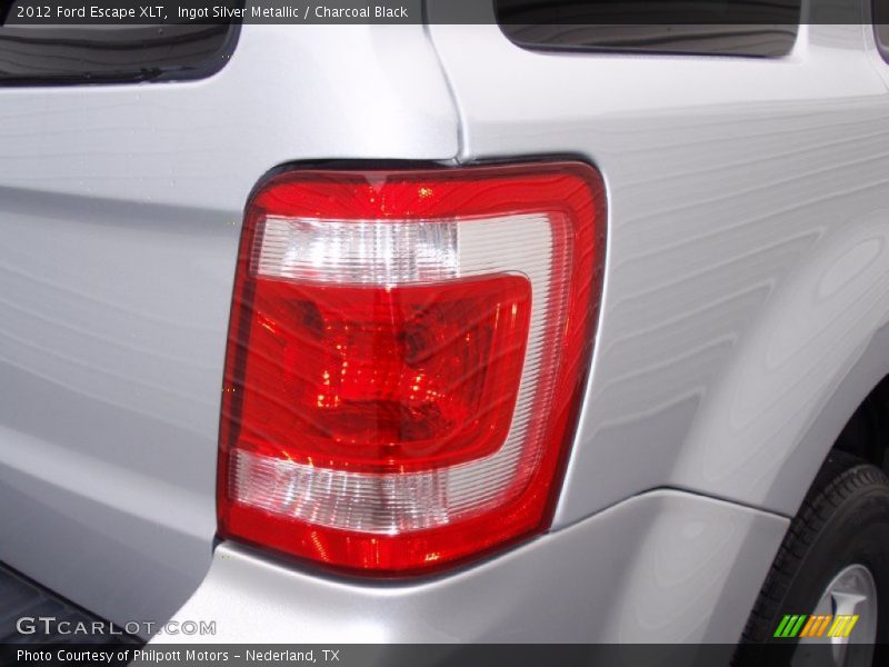 Ingot Silver Metallic / Charcoal Black 2012 Ford Escape XLT