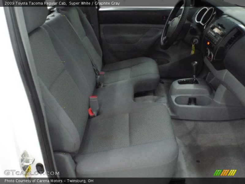 Super White / Graphite Gray 2009 Toyota Tacoma Regular Cab