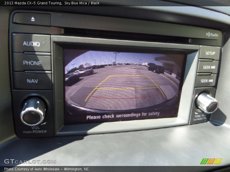 Sky Blue Mica / Black 2013 Mazda CX-5 Grand Touring