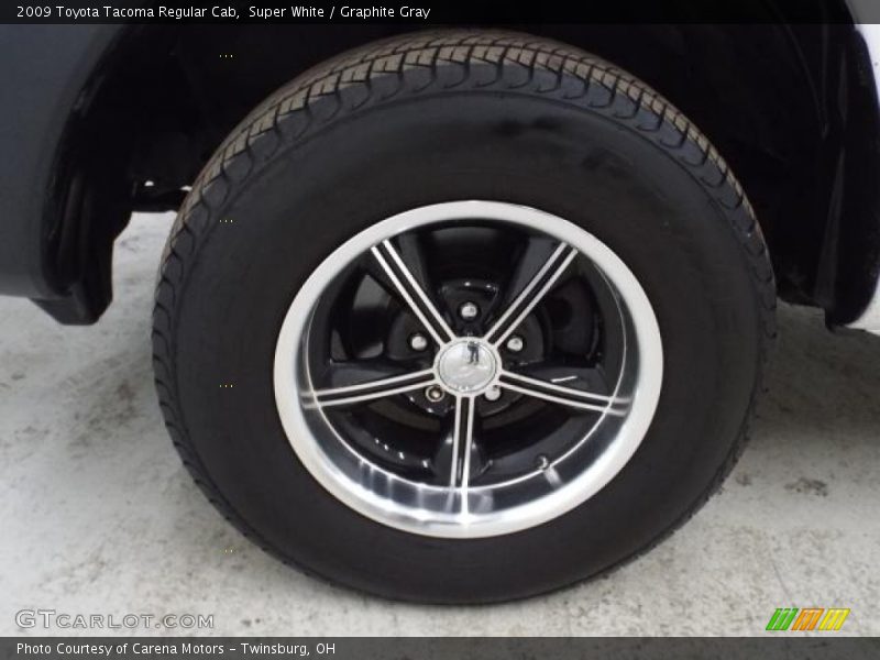 Super White / Graphite Gray 2009 Toyota Tacoma Regular Cab
