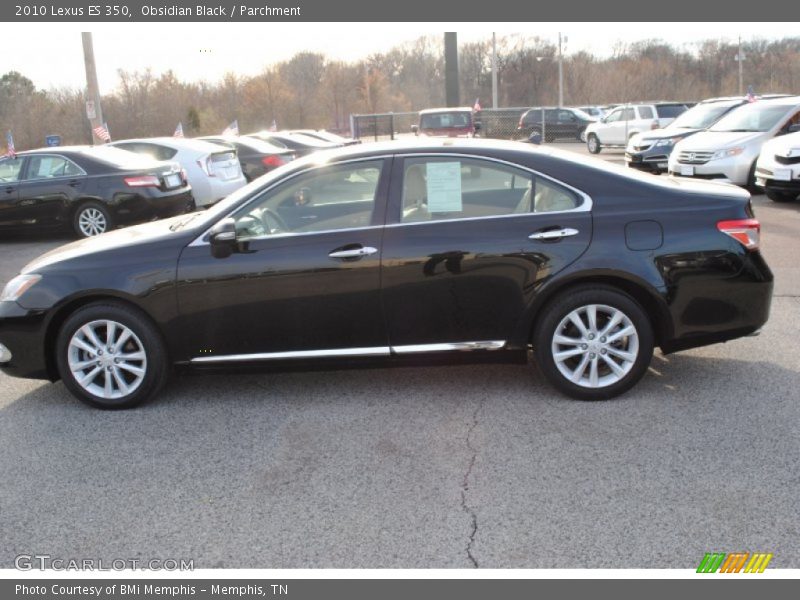 Obsidian Black / Parchment 2010 Lexus ES 350