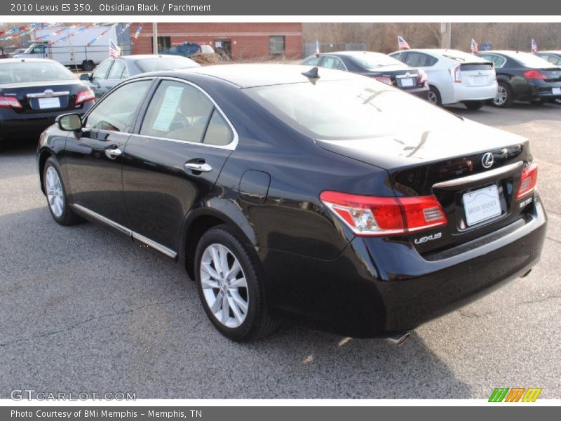 Obsidian Black / Parchment 2010 Lexus ES 350