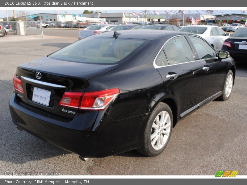 Obsidian Black / Parchment 2010 Lexus ES 350