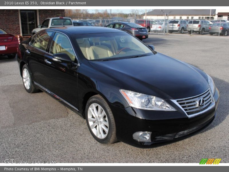 Obsidian Black / Parchment 2010 Lexus ES 350