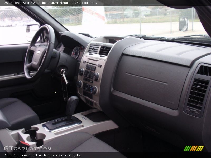 Ingot Silver Metallic / Charcoal Black 2012 Ford Escape XLT