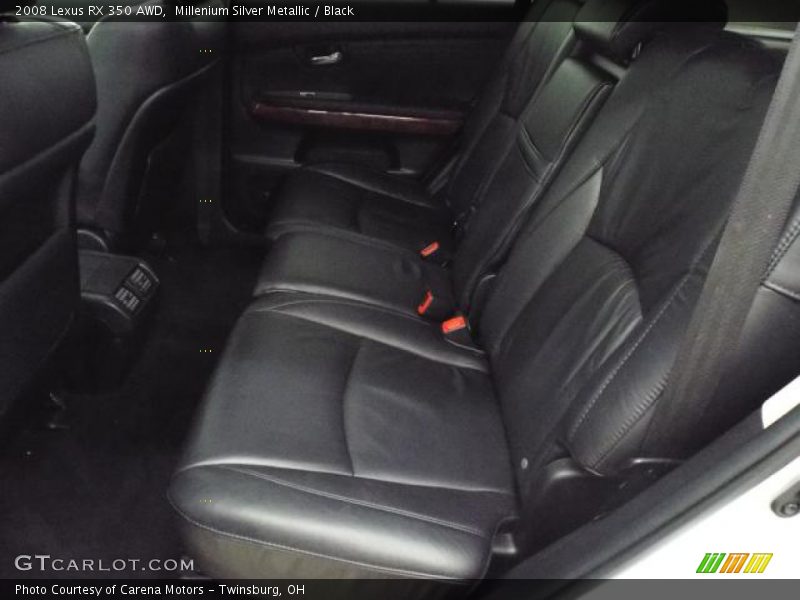 Millenium Silver Metallic / Black 2008 Lexus RX 350 AWD