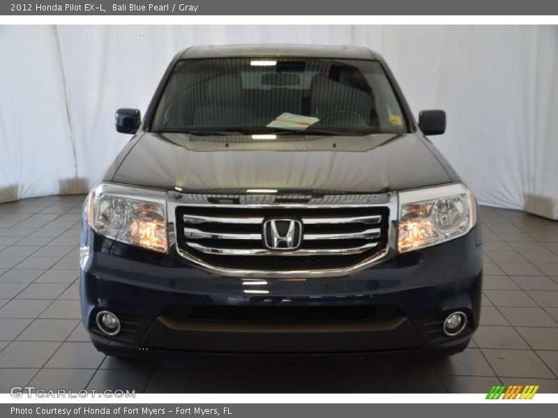 Bali Blue Pearl / Gray 2012 Honda Pilot EX-L