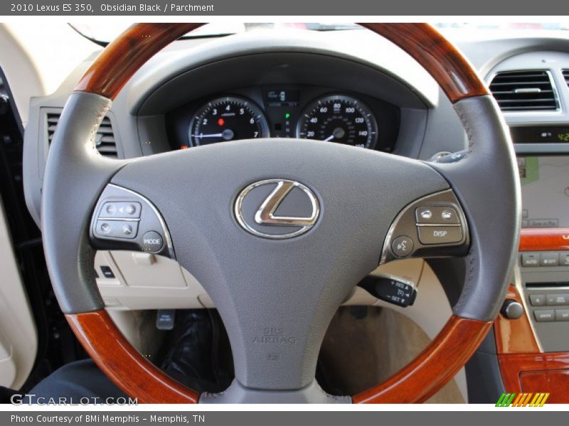 Obsidian Black / Parchment 2010 Lexus ES 350