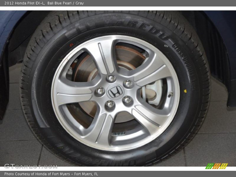 Bali Blue Pearl / Gray 2012 Honda Pilot EX-L