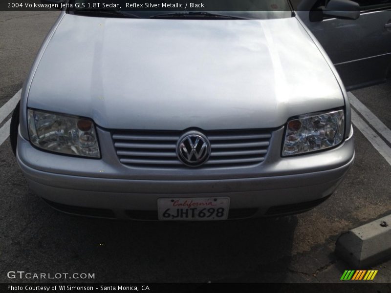 Reflex Silver Metallic / Black 2004 Volkswagen Jetta GLS 1.8T Sedan