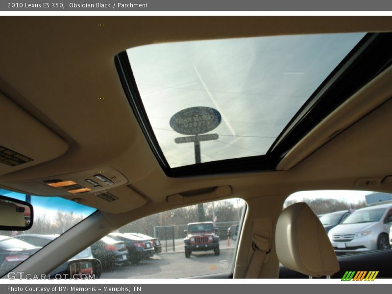 Obsidian Black / Parchment 2010 Lexus ES 350