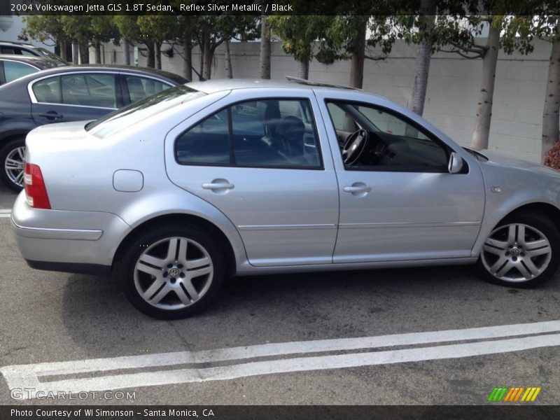 Reflex Silver Metallic / Black 2004 Volkswagen Jetta GLS 1.8T Sedan