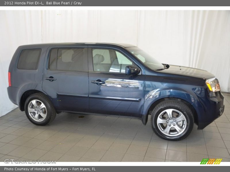 Bali Blue Pearl / Gray 2012 Honda Pilot EX-L