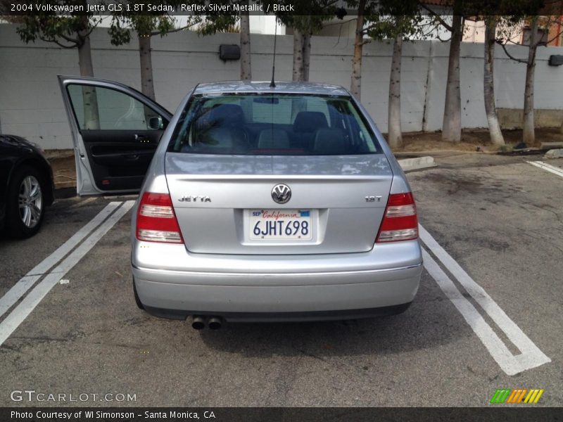 Reflex Silver Metallic / Black 2004 Volkswagen Jetta GLS 1.8T Sedan