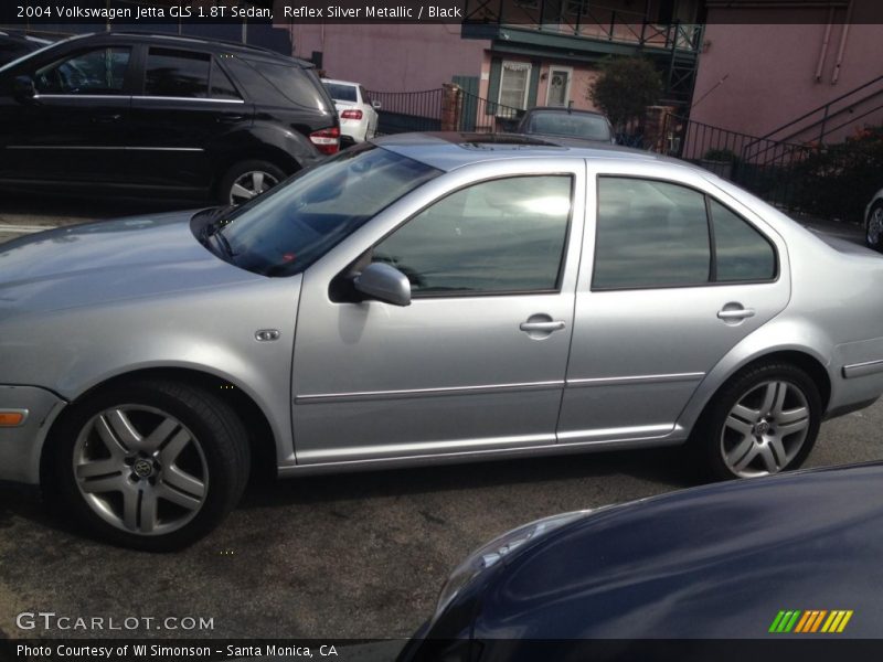 Reflex Silver Metallic / Black 2004 Volkswagen Jetta GLS 1.8T Sedan