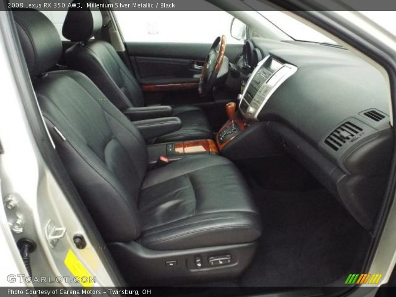 Millenium Silver Metallic / Black 2008 Lexus RX 350 AWD