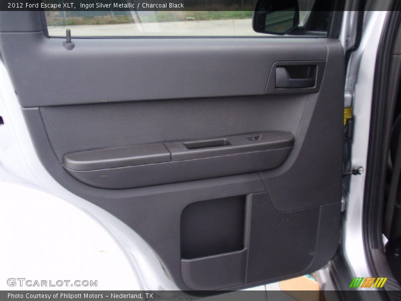 Ingot Silver Metallic / Charcoal Black 2012 Ford Escape XLT