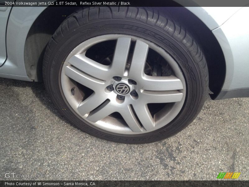 Reflex Silver Metallic / Black 2004 Volkswagen Jetta GLS 1.8T Sedan