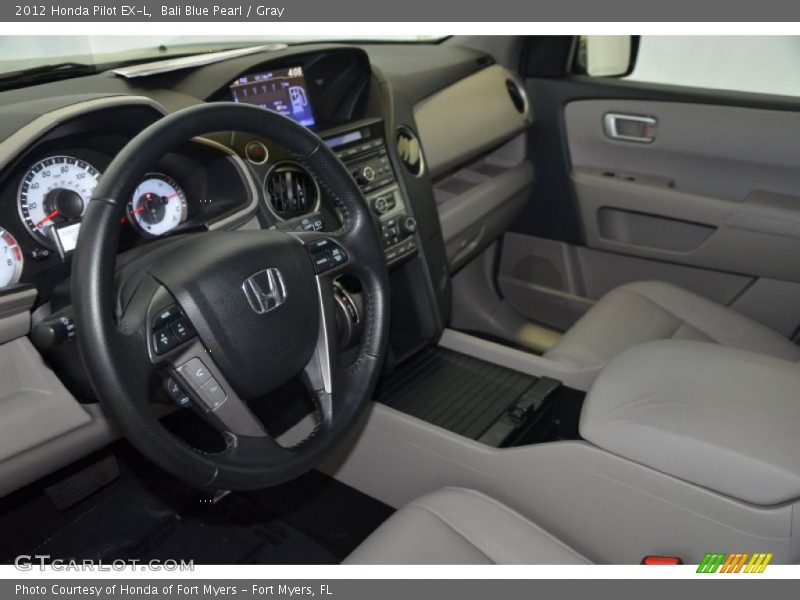 Bali Blue Pearl / Gray 2012 Honda Pilot EX-L