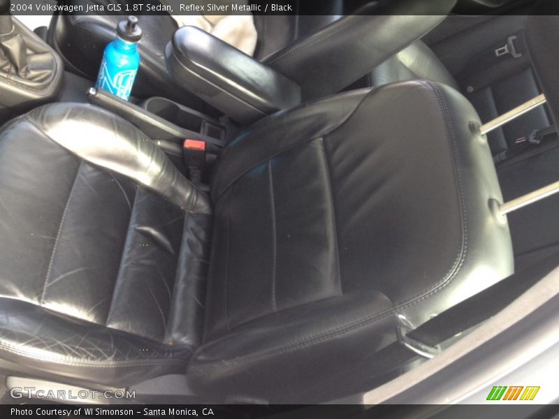Reflex Silver Metallic / Black 2004 Volkswagen Jetta GLS 1.8T Sedan