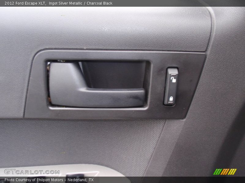 Ingot Silver Metallic / Charcoal Black 2012 Ford Escape XLT