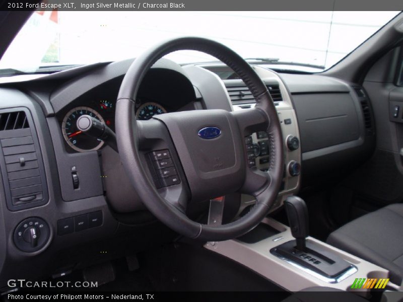 Ingot Silver Metallic / Charcoal Black 2012 Ford Escape XLT