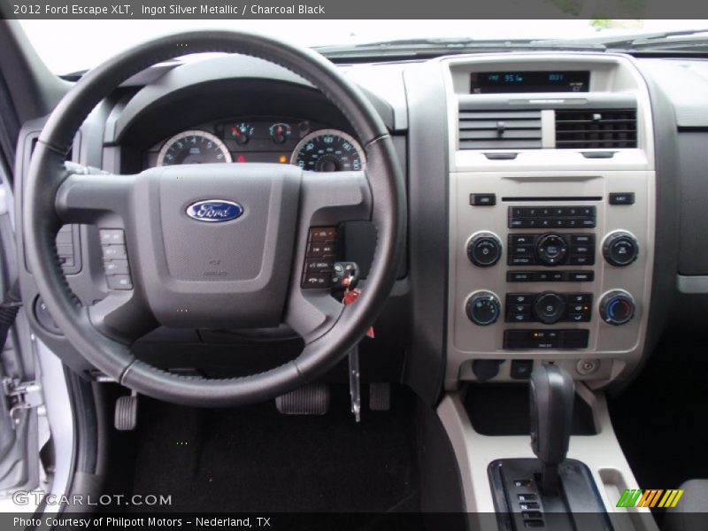 Ingot Silver Metallic / Charcoal Black 2012 Ford Escape XLT