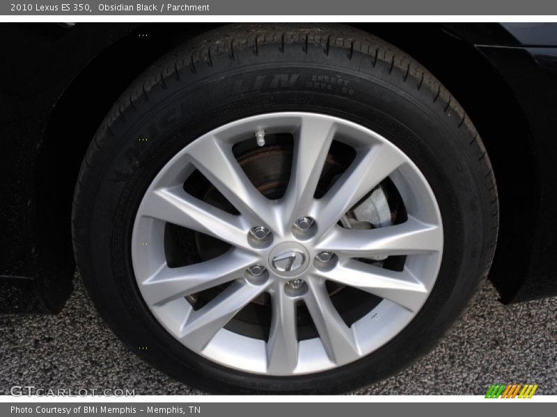 Obsidian Black / Parchment 2010 Lexus ES 350
