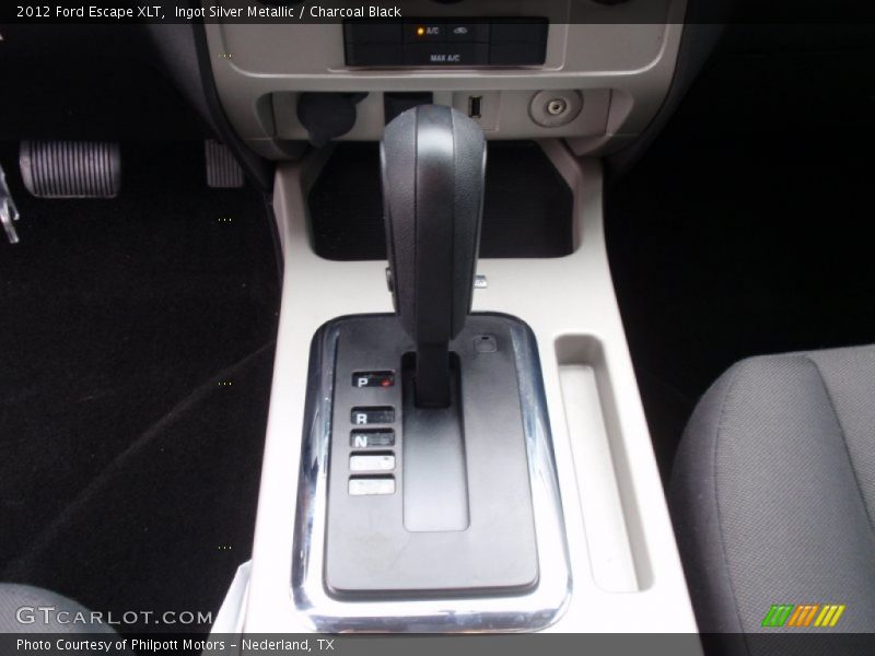 Ingot Silver Metallic / Charcoal Black 2012 Ford Escape XLT