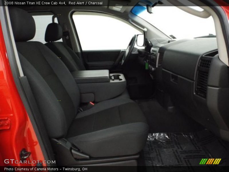 Red Alert / Charcoal 2008 Nissan Titan XE Crew Cab 4x4