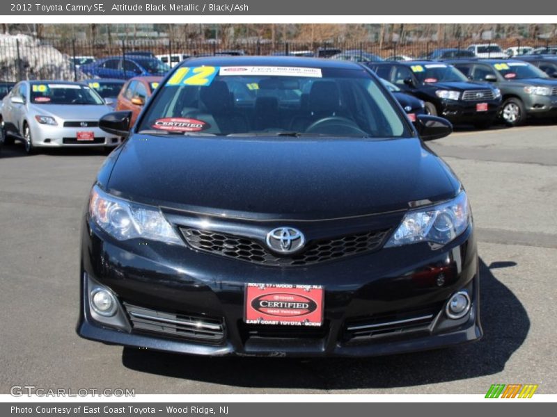 Attitude Black Metallic / Black/Ash 2012 Toyota Camry SE