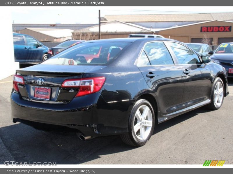 Attitude Black Metallic / Black/Ash 2012 Toyota Camry SE