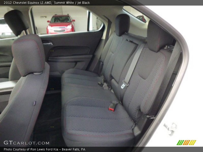 Summit White / Jet Black 2012 Chevrolet Equinox LS AWD
