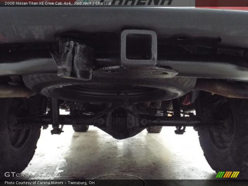 Red Alert / Charcoal 2008 Nissan Titan XE Crew Cab 4x4