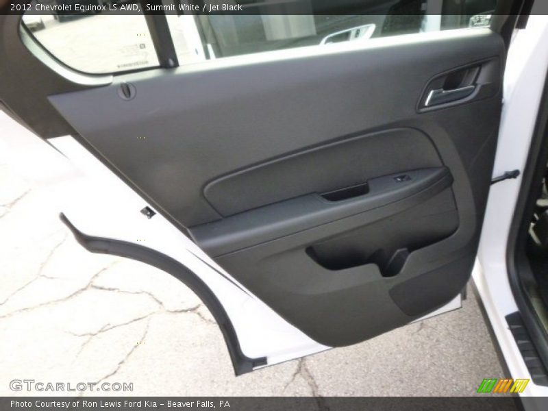 Summit White / Jet Black 2012 Chevrolet Equinox LS AWD