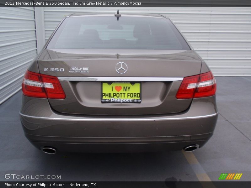 Indium Grey Metallic / Almond/Mocha 2012 Mercedes-Benz E 350 Sedan