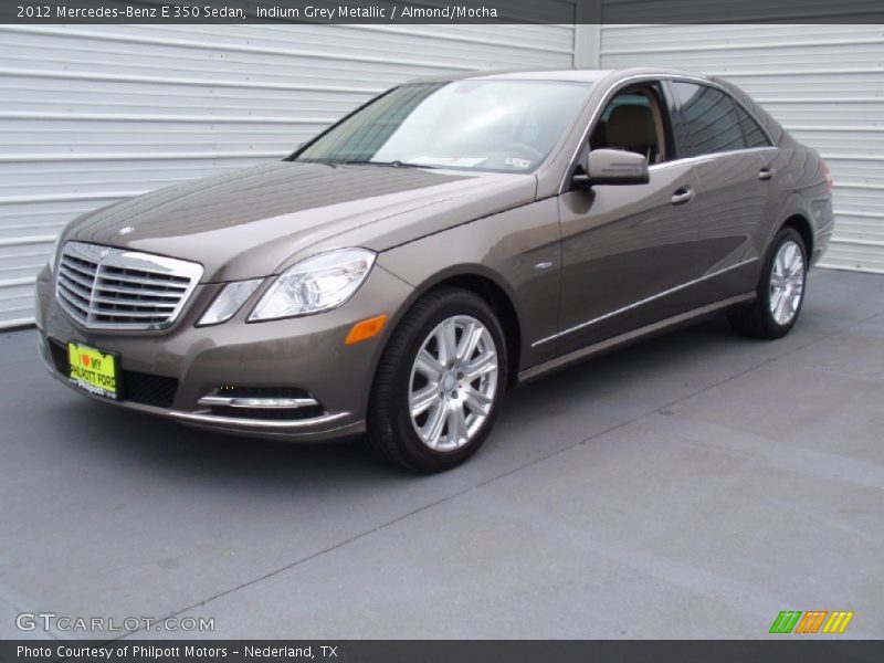 Indium Grey Metallic / Almond/Mocha 2012 Mercedes-Benz E 350 Sedan