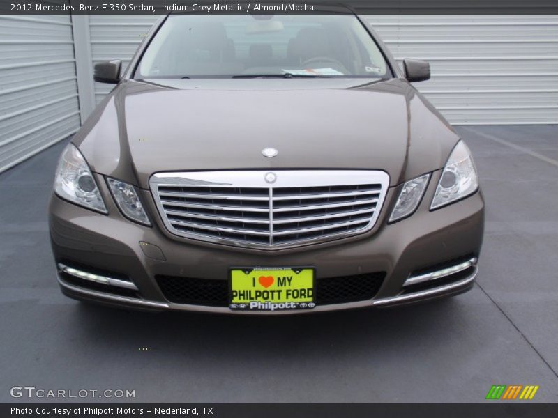 Indium Grey Metallic / Almond/Mocha 2012 Mercedes-Benz E 350 Sedan