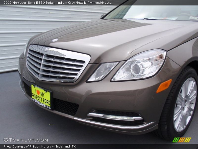 Indium Grey Metallic / Almond/Mocha 2012 Mercedes-Benz E 350 Sedan