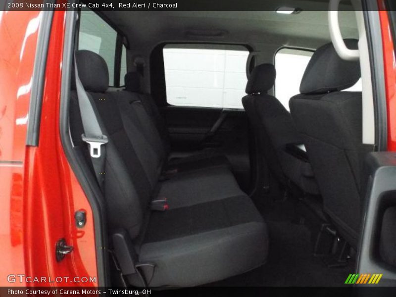 Red Alert / Charcoal 2008 Nissan Titan XE Crew Cab 4x4