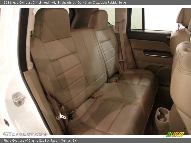 Bright White / Dark Slate Gray/Light Pebble Beige 2011 Jeep Compass 2.4 Limited 4x4