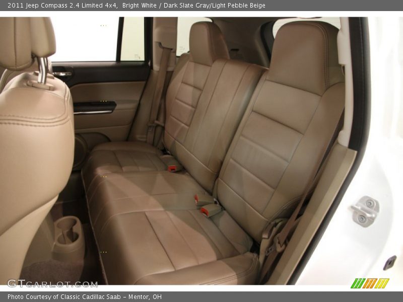 Bright White / Dark Slate Gray/Light Pebble Beige 2011 Jeep Compass 2.4 Limited 4x4