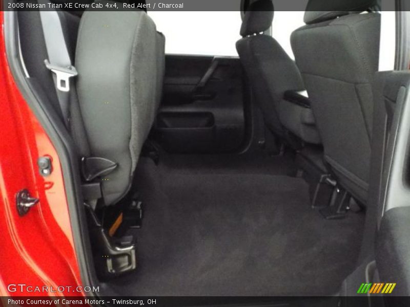 Red Alert / Charcoal 2008 Nissan Titan XE Crew Cab 4x4