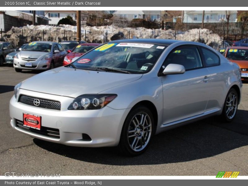 Classic Silver Metallic / Dark Charcoal 2010 Scion tC