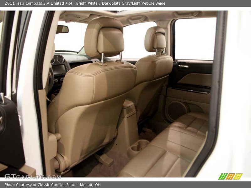 Bright White / Dark Slate Gray/Light Pebble Beige 2011 Jeep Compass 2.4 Limited 4x4