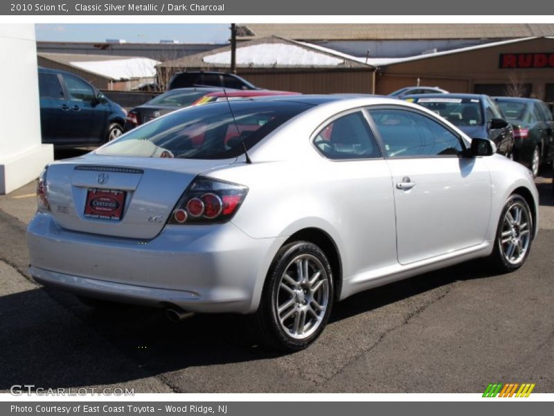 Classic Silver Metallic / Dark Charcoal 2010 Scion tC