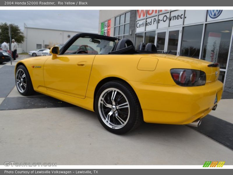 Rio Yellow / Black 2004 Honda S2000 Roadster