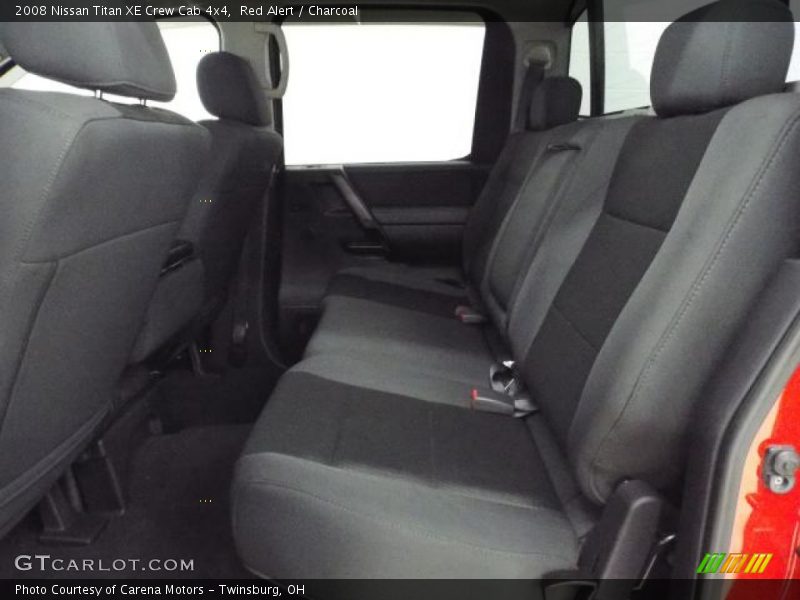 Red Alert / Charcoal 2008 Nissan Titan XE Crew Cab 4x4
