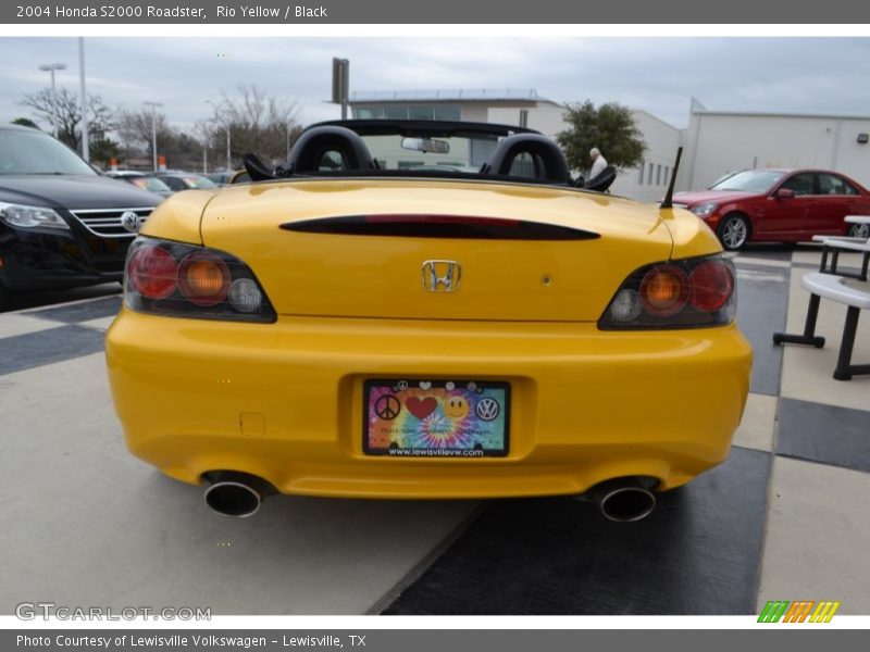 Rio Yellow / Black 2004 Honda S2000 Roadster